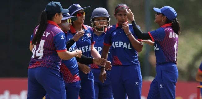कुवेतलाई ८ विकेटले हराउँदै नेपाल महिला क्रिकेटको सेमिफाइनलमा